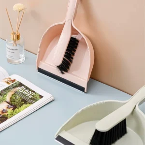 Cleaning Brush with Plastic Handle for Bathroom Use Eco Friendly Waterproof Household Combination Set for Desk Clean