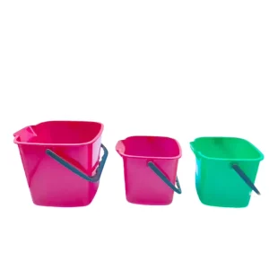 Cleaning Bucket Small Sanitizing Square Bucket Multi-Size Detergent Pail for Home Commercial Restaurant Kitchen Office School