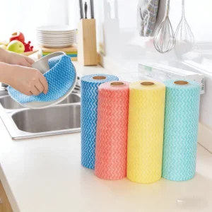 Cleaning Cloth for Towels White 8 Family Rolls Big a and Absorbent Paaper Disposable Cleaning Cloth