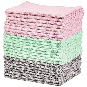 Cleaning Cloths Ultra-Soft Highly Absorbent Streak-Free Lint-Free Scratch-Free Washable Car Detailing