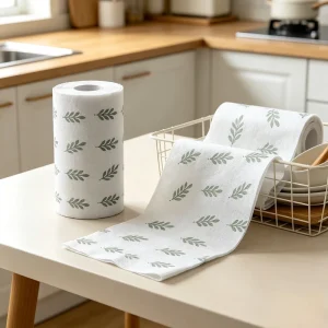 Cleaning Cloths for Kitchen Printed Cleaning Cloth Degradable Water soluble Non woven Fabric Superior Hydrophilic Reusable