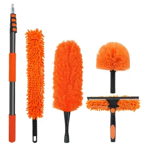 Cleaning Duster with Extendable Handle for Warehouse Office and Facility Use