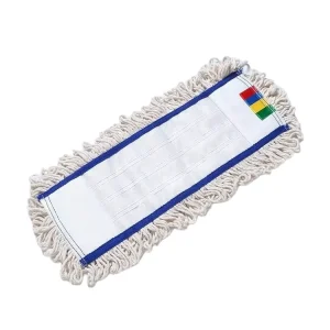 Cleaning Eco friendly Cotton Polyester Mop Accessories Synthetic Flat Mop Head Replacement