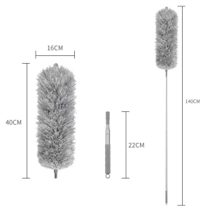 Cleaning Effect Household Microfiber Cotton Duster Cleaning Mops Brush Telescopic Microfiber Duster