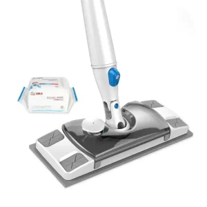 Cleaning Floor Mop with Disposable Wipes Non wovens Spray Mop
