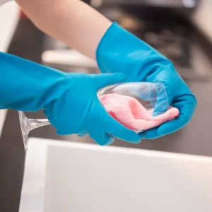 Cleaning Gloves Custom Package Comfortable Non stuffy Latex Household Kitchen Rubber Thin Nitrile and Latex Customized 30 Cm