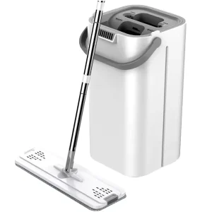 Cleaning Mop Household Home Easy Use 180 Rotate Plate Floor Flat Mop Telescopic Handle Mop