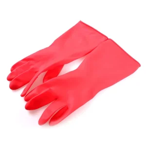 Cleaning Reusable Latex Glove Powder Free Natural Rubber Glove Water Proof Hand Protection Glove for Dishwashing Cleaning