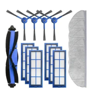 Cleaning Robot Accessories Set Replacement Main Brush Side Brush Mop HEPA Filter Electric for Household Use
