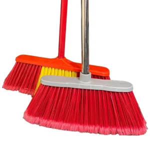Cleaning Tools Escoba Sweeping Magic Floor Brooms Soft Brush Metal Pole Telescopic Broom Handle With Iron Metal Handle Stick