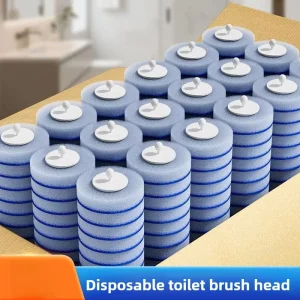 Cleaning Tools Toilet Brush Disposable Sponge Replacement Head with 36 Pieces Per Pack