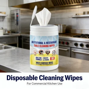 Cleaning Wipes For Commercial Kitchen & Food Preparation Areas
