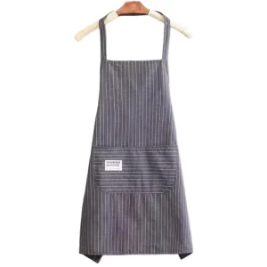Clear Adjustable Discount Digital Printing Waterproof Cotton Linen Kitchen Aprons
