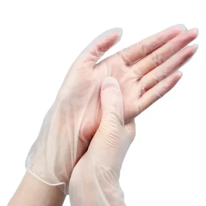 Clear Disposable PVC Vinyl Gloves for Household