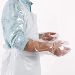 Clear Shoulder Length Gloves Disposable Food Glove with Long Sleeves