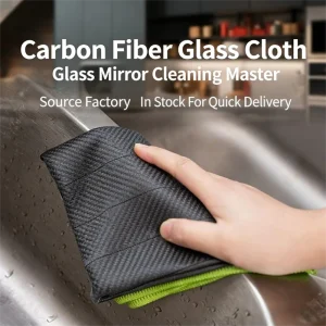 Cloth for Cleaning Carbon Glass No Scratches High Absorbent Carbon Fiber Cloth Quick dry Car Cleaning Towel Carbon Fiber