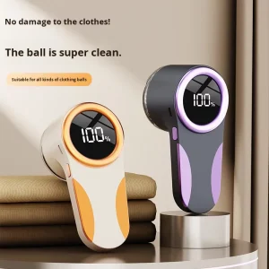 Clothes Lint Remover Rechargeable Plug in Bagless Household Scratching Suction Hair Ball Removal Tool Trimmer Removes Lint