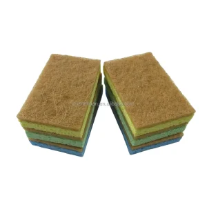Coconut Complex Cellulose Scrub Sponges for Dish Cleaning Kitchen Sponge Sisal Scourer