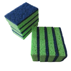Coconut Shell Wood Pulp Cotton Cellulose Sponge Double Sided Composite Sponge