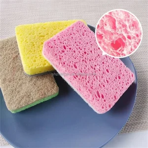 Coconut Shell Wood Pulp Cotton Cellulose Sponge Double Sided Composite Sponge