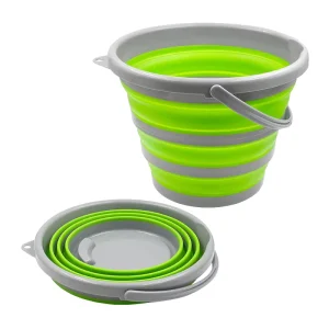 Collapsible Bucket Large Size Foldable Silicone Bucket Convenient Outdoor Fishing Beach Home Cleaning Foldable Bucket