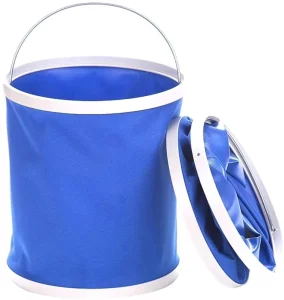 Collapsible Bucket Portable Folding Pail Fishing Cleaning Bucket Car Wash Bucket No Leakage Fabric