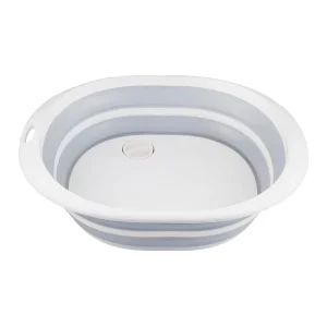 Collapsible Plastic Kitchen Cleaning Bucket 6L Capacity Eco-Friendly Portable Space-Saving