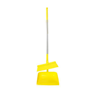 Color Code Food Grade Upright Dustpan and Broom Cleaning Set for GMP Workshops