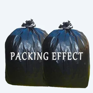 Color Disposable Garbage Bags 55 60 Gallon Rubbish Trash Bag Heavy Duty Large Black Plastic Trash Bag