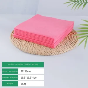 Color Strong Water Absorption Disposable Cleaning Cloth German Style Cloth Sheet and Roll Material