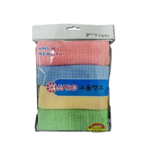 Colored Multipurpose Absorbent Microfiber Lint Free Cleaning Cloth
