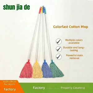 Colorfast Yarn Easy High Durability Clean Durable Mop for Hotel Property Home Cleaning