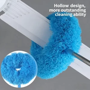 Colorful Extendable Electrostatic Microfiber Dust Brush Flexible Fiber Household and Car Cleaning Small Irregular Feather Duster