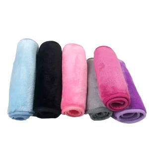 Colorful Foundation Remover Personalized Microfiber Towel Microfibre Face Cloth Customized Makeup Remover Towels
