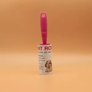 Colorful Handle Lint Roller with Cartoon Design Refillable Sticky Roller Portable Dust Remover for Pet Hair Clothing Furniture