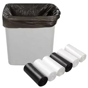 Colorful Large Size Flat Plastic Trash Bag Hot Stamping Home Office Kitchen Garbage Bags on Roll Flat Bag for Packaging Use