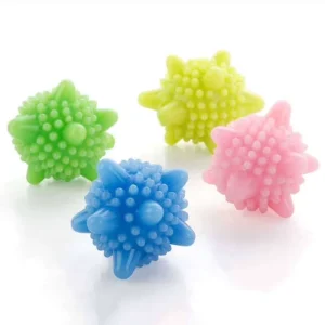 Colorful Laundry Balls for Washing Machine Anti entanglement Decontamination Eco friendly PVC Laundry Helper for Cleaner Clothes