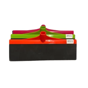 Colorful Plastic Squeegee with Rubber Blade Replace Head for Floor and Window Cleaning