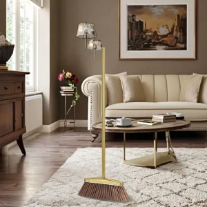Combination Commercial Indoor Outdoor Home Thickened Stainless Steel Broom Household Set Gold Dustpan Garbage Shovel