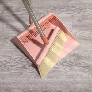Combination Magic Household Folding Broom Dustpan Non Stick Hair Sweeping Artifact with Foldable PET Plastic Head Hand Style Mop