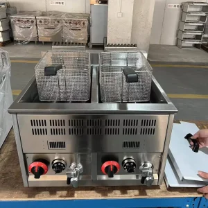 Commercial 12L Gas Deep Fryer for French Fries and Fried Chicken