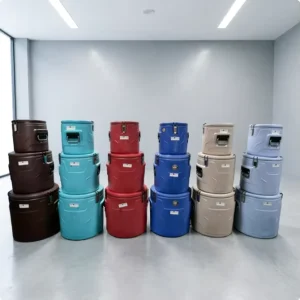 Commercial Catering 3pcs 20L 40L 60L Stainless Steel Insulated Food Container Cold Beer Beverages Cooler Bucket for Outdoor