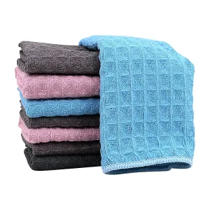 Commercial Grade Waffle Weave Microfiber Cleaning Cloths Reusable Dish Cloths Cleaning Rags Multi Purpose Cleaning Towels