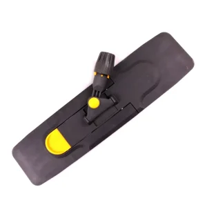 Commercial Home 40 50cm Plastic European Flat Mop Plate Frame Step-on Pedal Magnet Locking Dust Mop Holder Frame