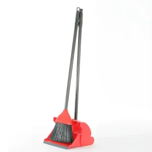 Commercial Home Plastic Windproof Lobby Floor Metal Handle Cleaning Broom Dustpan