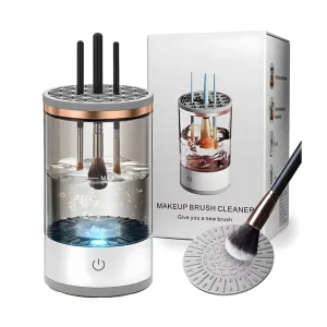 Commercial Home Use Makeup Brush Cleaner Automatic Cleaning Quick drying Electric Cleaning Brush for Makeup Beauty Tool