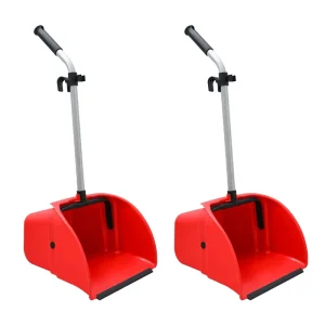 Commercial Industrial Jumbo Dust Pan Lobby Reusable 14″ Debris Brushed Dustpan with Handle NO.7704