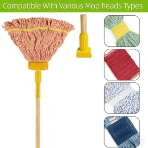 Commercial Mop Head Clamps Mop Clip Mop Handle Part Quick Change Head Mop Handle Detachable Mop Head Clamp Mop Plastic Color