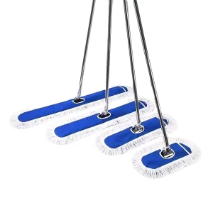 Commercial Mops for Hardwood Tiles Wet Dry Mops for Floor Cleaning Industrial Cotton Floor Dust Mop With Stainless Steel Rod