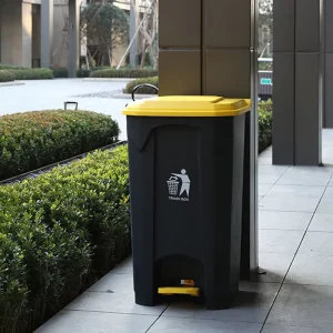 Commercial Outdoor Trash Can Garbage Bin Recycling Bin Plastic Large Capacity Waste Bin for Restaurant Hotel City Street Public